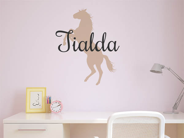 Wandtattoo Tialda mit Pferd
