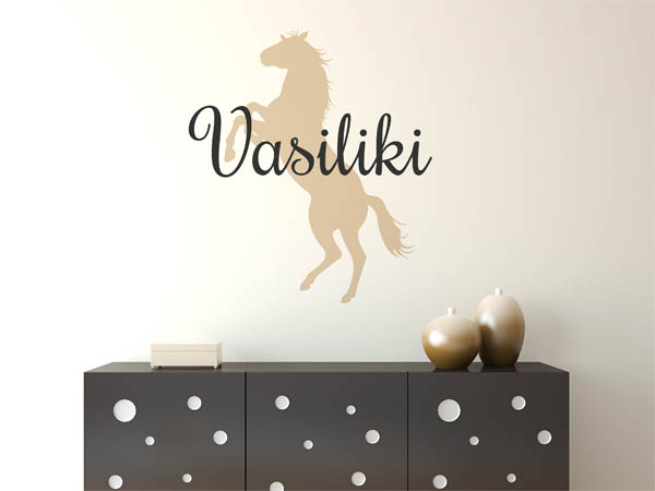 Wandtattoo Vasiliki mit Pferd