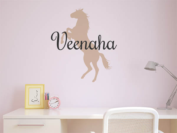Wandtattoo Veenaha mit Pferd