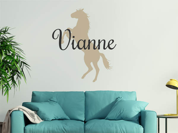 Wandtattoo Vianne mit Pferd