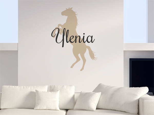 Wandtattoo Ylenia mit Pferd
