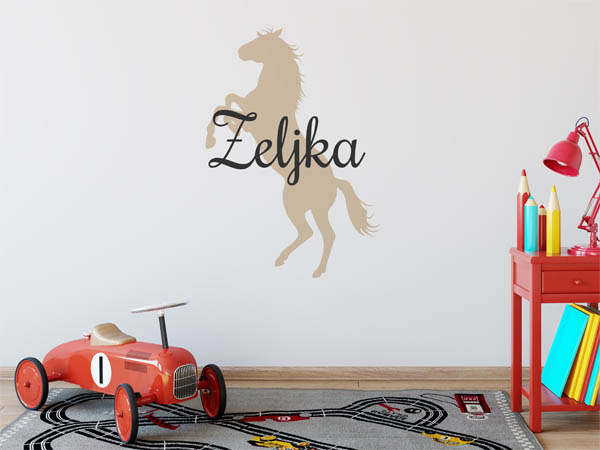 Wandtattoo Zeljka mit Pferd