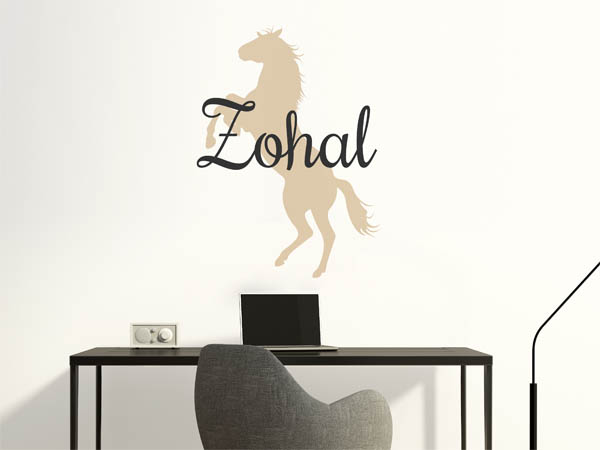 Wandtattoo Zohal mit Pferd
