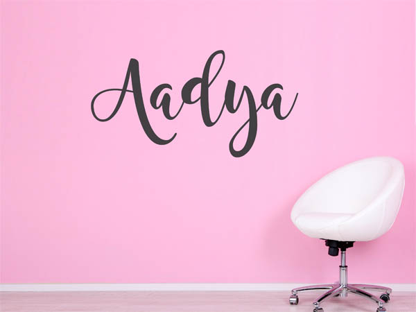 Wandtattoo Aadya in Handschrift