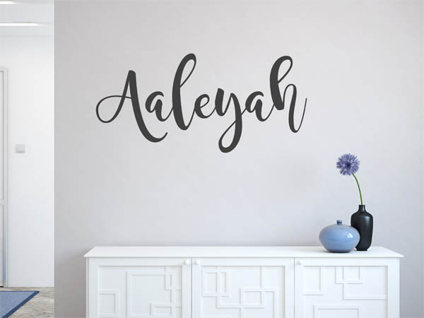 Wandtattoo Aaleyah in Handschrift