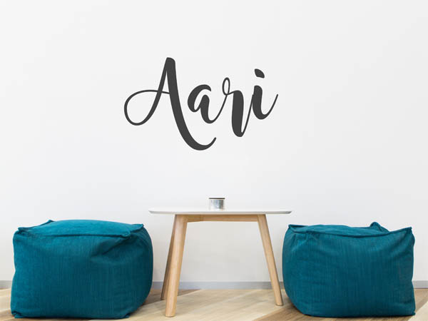 Wandtattoo Aari in Handschrift