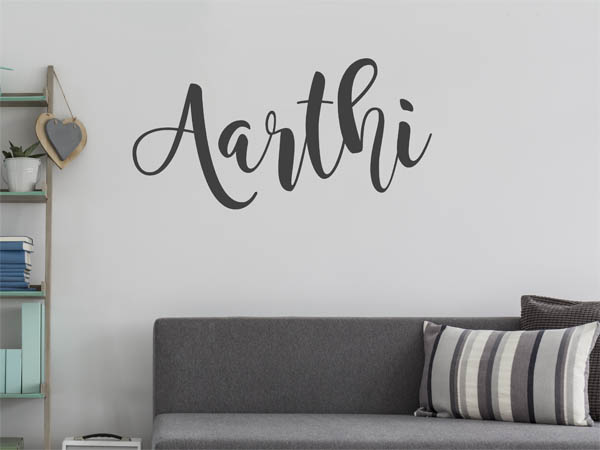 Wandtattoo Aarthi in Handschrift