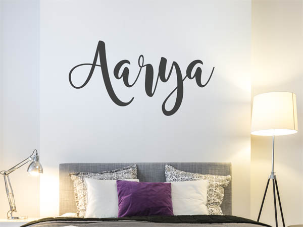 Wandtattoo Aarya in Handschrift