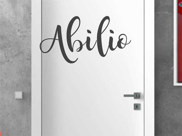 Wandtattoo Abilio in Handschrift