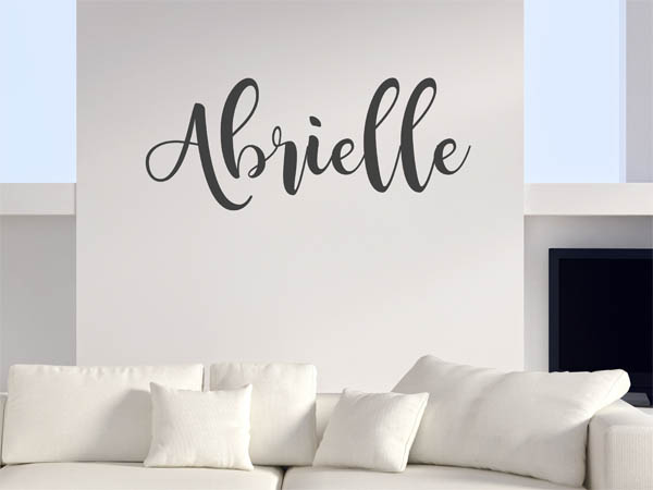 Wandtattoo Abrielle in Handschrift