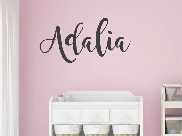 Wandtattoo Adalia in Handschrift