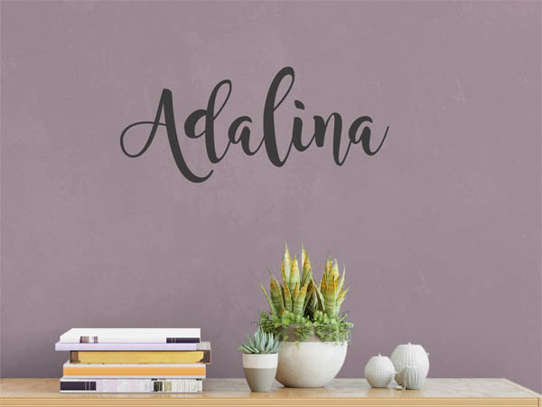 Wandtattoo Adalina in Handschrift