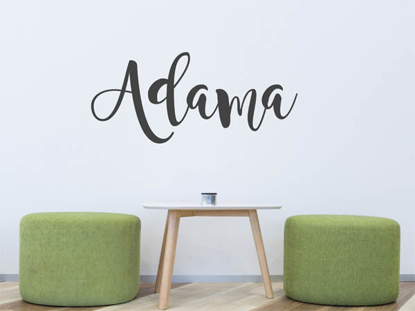 Wandtattoo Adama in Handschrift