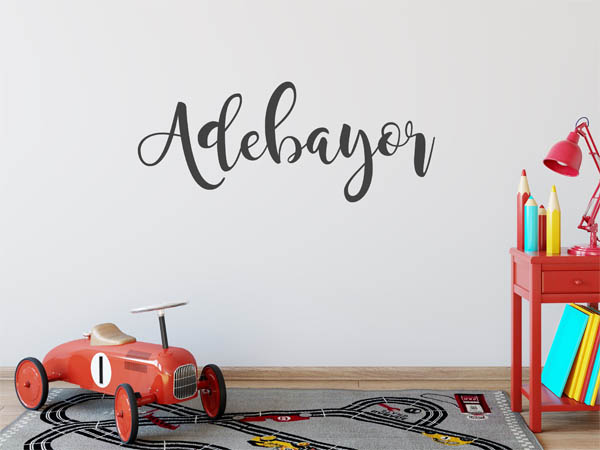 Wandtattoo Adebayor in Handschrift
