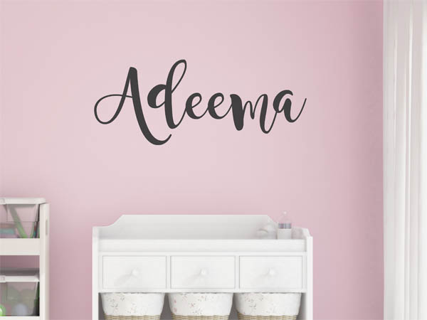 Wandtattoo Adeema in Handschrift