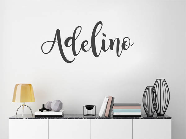 Wandtattoo Adelino in Handschrift