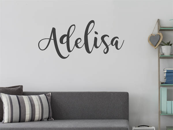 Wandtattoo Adelisa in Handschrift