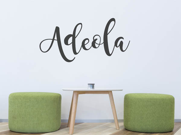 Wandtattoo Adeola in Handschrift