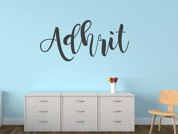 Wandtattoo Adhrit in Handschrift