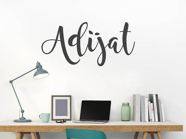 Wandtattoo Adijat in Handschrift