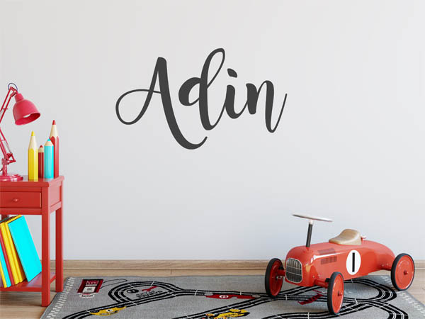Wandtattoo Adin in Handschrift