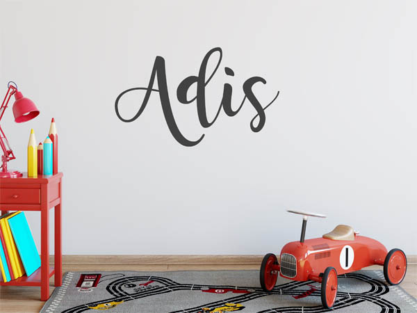 Wandtattoo Adis in Handschrift
