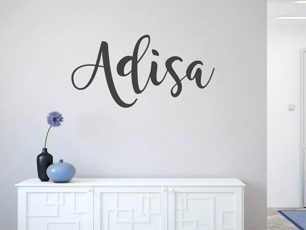 Wandtattoo Adisa in Handschrift