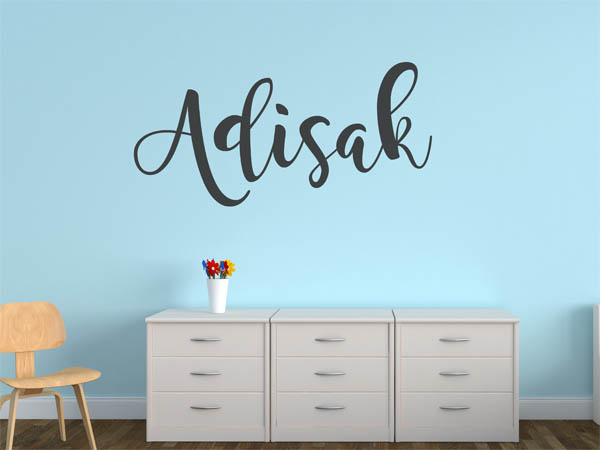Wandtattoo Adisak in Handschrift