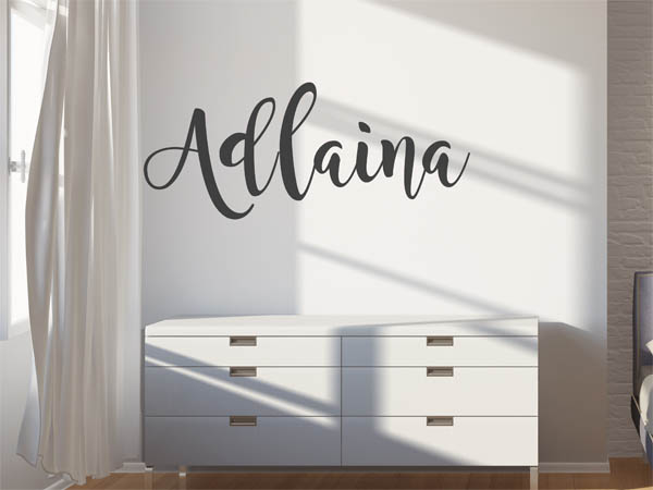 Wandtattoo Adlaina in Handschrift