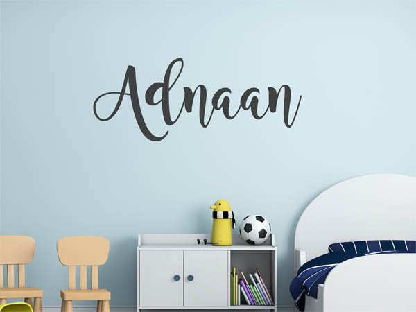 Wandtattoo Adnaan in Handschrift
