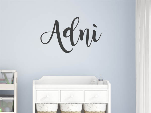 Wandtattoo Adni in Handschrift
