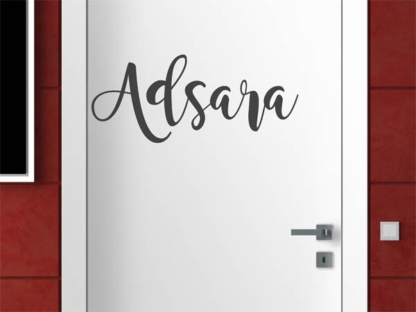 Wandtattoo Adsara in Handschrift