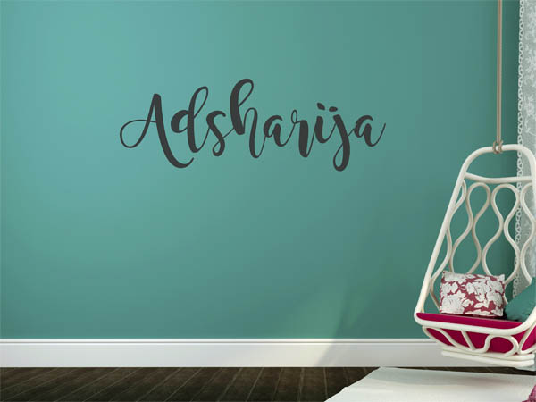 Wandtattoo Adsharija in Handschrift