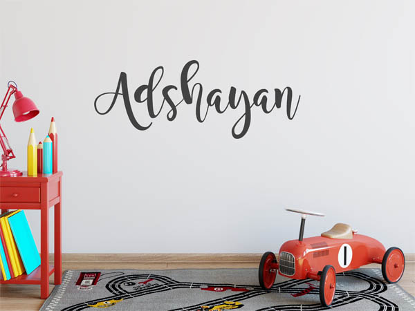 Wandtattoo Adshayan in Handschrift
