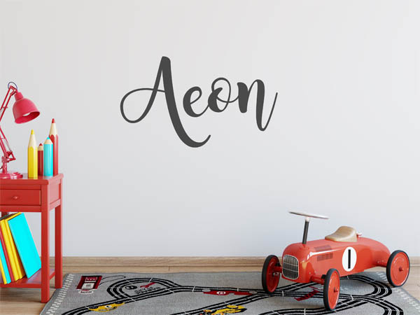 Wandtattoo Aeon in Handschrift
