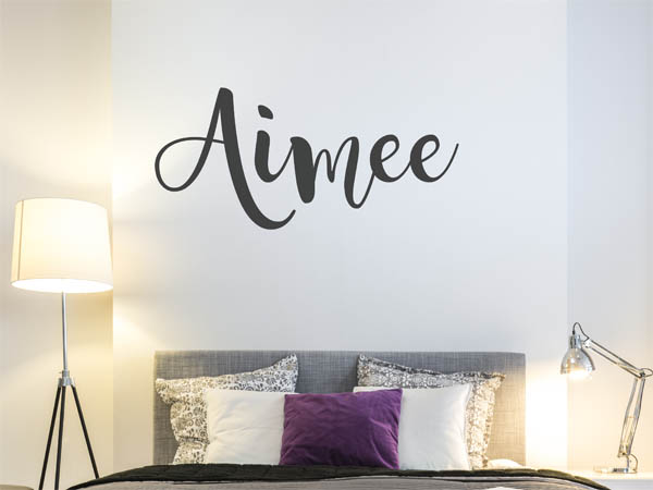 Wandtattoo Aimee in Handschrift