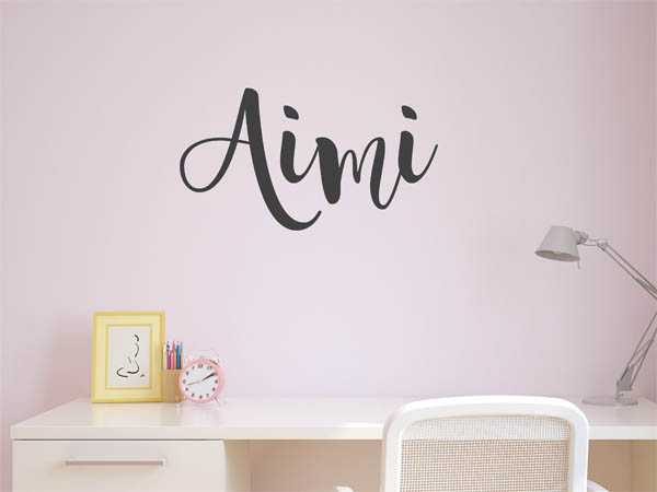 Wandtattoo Aimi in Handschrift