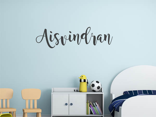 Wandtattoo Aisvindran in Handschrift