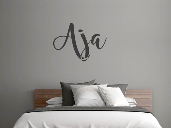 Wandtattoo Aja in Handschrift