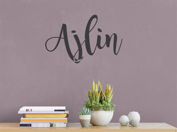 Wandtattoo Ajlin in Handschrift