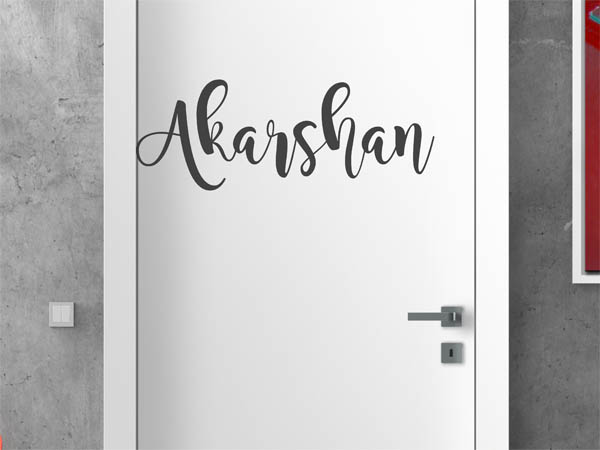 Wandtattoo Akarshan in Handschrift