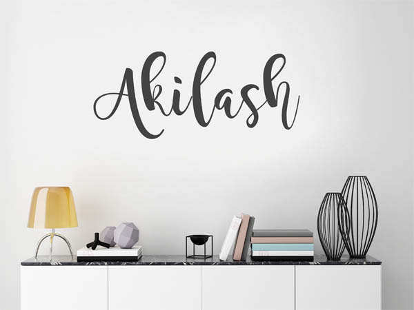 Wandtattoo Akilash in Handschrift
