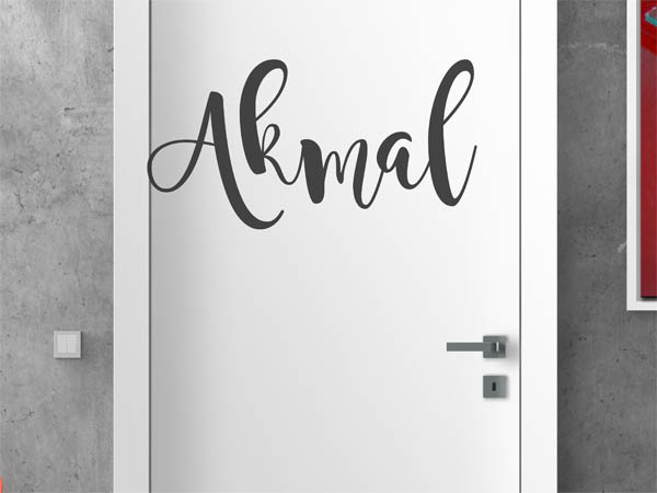 Wandtattoo Akmal in Handschrift