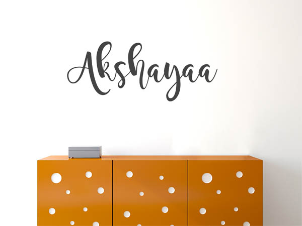 Wandtattoo Akshayaa in Handschrift