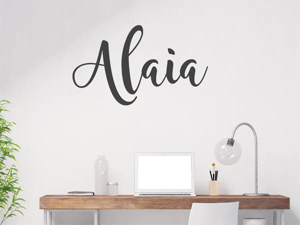 Wandtattoo Alaia in Handschrift