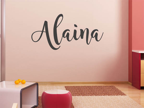 Wandtattoo Alaina in Handschrift