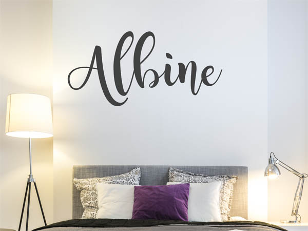 Wandtattoo Albine in Handschrift
