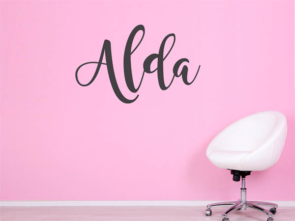Wandtattoo Alda in Handschrift