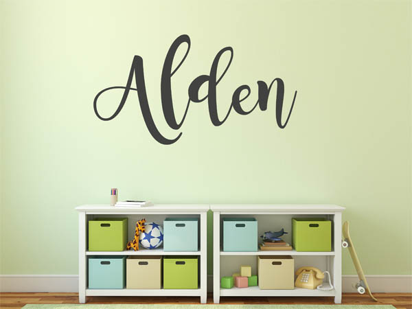 Wandtattoo Alden in Handschrift