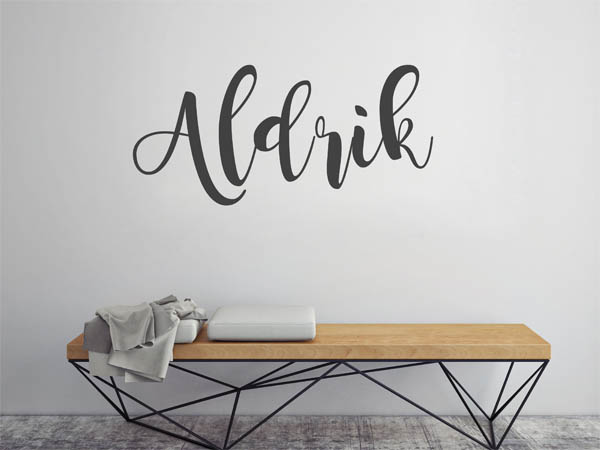 Wandtattoo Aldrik in Handschrift